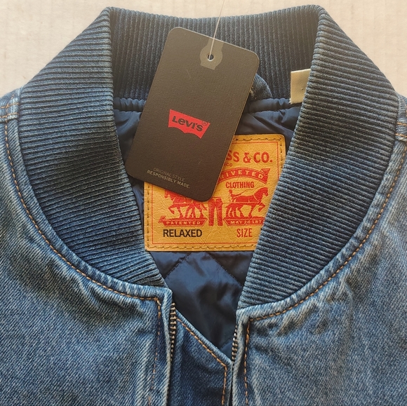 Levi's Sansome Blue Denim Vest Size Medium - Picture 7 of 16